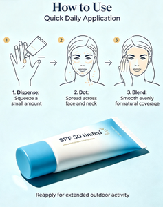 OEM Crema Hidratante con Color SPF30 50 Cobertura Ligera Base de Maquillaje Protector Solar No Grasoso Loción Diaria con Color Crema Iluminadora - Product Image 6