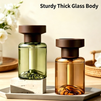 Diffuseur en verre personnalisé avec logo, diffuseur unique de forme spéciale pour emballage cadeau et coffret d'aromathérapie personnalisé