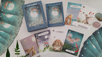 Cartes de tarot King Cards OEM personnalisées imprimées, 78 cartes, thème sorcière et ange, or et noir, avec boîte rigide et guide - Cartes de jeu en gros
