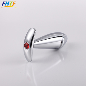 Castità in metallo Spina Anale Dildo Giocattoli Del Sesso per Le Donne Masturbazione Della Vagina Bastone di Massaggio - Product Image 4