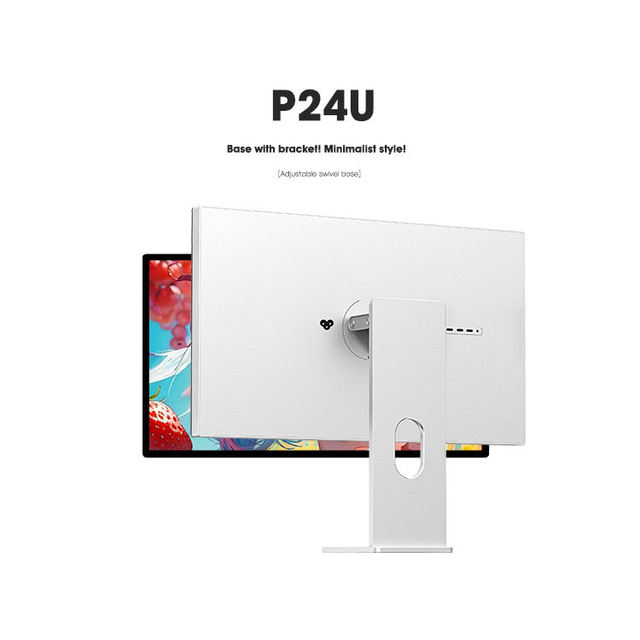 KUYCON P24U Hot-sale 178° Horizontal Viewing Angle Ips 60 hz 24 Inches Computer Screen 4k Monitor with Bracket