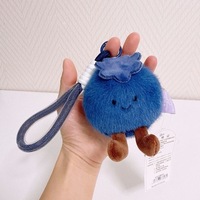 [Blueberry Lucky Cat] Gantungan Tas & Gantungan Kunci Boneka Blueberry untuk Perlindungan dari Keberuntungan Buruk