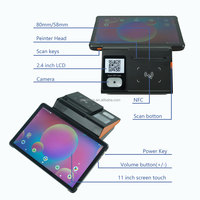 Terminal de punto de venta Goodcom de 11 pulgadas Android 13 NFC con impresora de recibos de 80mm y escáner de código QR