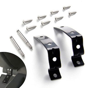 Kit de reparación de bisagras de tablero, soporte de acero con acabado mate para Audi A3 A4 S4 B6 B7 - Product Image 4