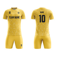 Jersey Sepak Bola Pria Dewasa V-neck Custom Digital Print 100% Polyester, Kaos Klub Seragam Cepat Kering