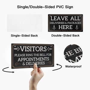 Putuo Decor Waterproof <strong>Laundry</strong> Door <strong>Sign</strong> PVC Single Sided or Double Sided Hanging Plaque <strong>Sign</strong> - Product Image 2