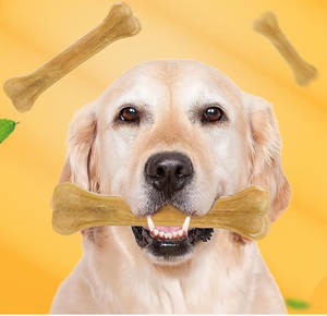 Il cane Premium in pelle di cuoio è un cane a forma di osso di pelle bovina naturale che mastica gli snack per il supporto della fabbrica all'ingrosso un ordine minimo basso - Product Image 2