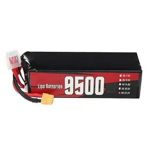 6S 22,2 V 9500 mAh Drohnenbatterie 65C 90C 120C UAV FPV-Batterie im Werksgroßhandel für Rc-Drohne Flugzeug-Spielzeug