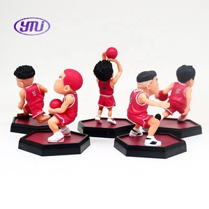 ของเล่นเรซิ่น PVC แบบกำหนดเองจากโรงงานผู้ผลิต (OEM) คุณภาพสูง แอ็คชั่นฟิกเกอร์และของเล่น ตกแต่งเค้กห้าเสือหูเป่ย ฟิกเกอร์อนิเมะ SLAM DUNK คาเอเดะ รุคาวะ - Product Image 2