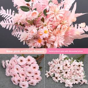 Ortensia Rosa Classica Artificiale per Allestimenti Matrimoniali, Effetto Naturale, Resistente, Austin, per Soffitti, Hotel e Decorazioni Domestiche - Product Image 2