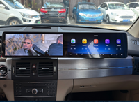 Écran double 24,6 pouces pour Mercedes-Benz GLK X204 2009-2015 Lecteur multimédia GPS Navigation Radio de voiture double écran Carplay