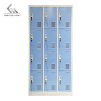 Casier métallique à 12 portes de bonne qualité pour salle de sport/dortoir/école, casiers en acier pour rangement d'effets personnels des étudiants pour vestiaire