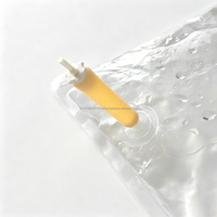 Sacs en plastique PE transparents écologiques et recyclables de 800 ml à 1,5 L avec valve anti-fuite pour recharge de savon liquide domestique personnalisé