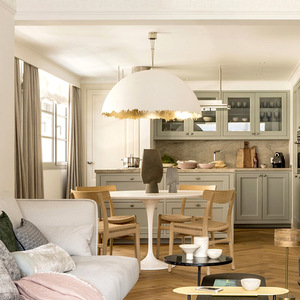 Italian Gold Foil Art Chandeliers for Bedrooms Living Rooms Guesthouses-Showroom <b>Decorative</b> <b>Lighting</b> Fixtures Pendant Lights - Product Image 2