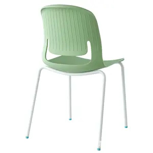 עיצוב מודרני רב צבעים אפשרויות כיסא פלסטיק ערימה אוכל כיסא Pp למכירה