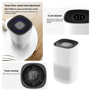 <span class=keywords><strong>Purificateur</strong></span> <span class=keywords><strong>d</strong></span>'<span class=keywords><strong>air</strong></span> Katald à commande tactile intelligente, <span class=keywords><strong>3</strong></span> vitesses de réglage du vent, design artistique moderne pour petite pièce, bureau à domicile, climat tropical - Product Image 3