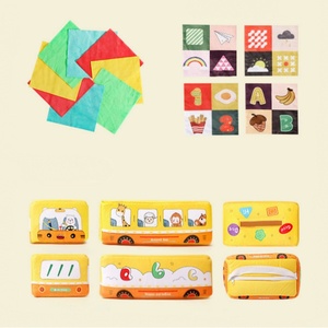 Jouet éducatif en papier froissé pour bébé de <span class=keywords><strong>0</strong></span> à <span class=keywords><strong>3</strong></span> ans, boîte à mouchoirs résistante aux déchirures, <span class=keywords><strong>livre</strong></span> en tissu pour l'apprentissage précoce des nourrissons - Product Image 4
