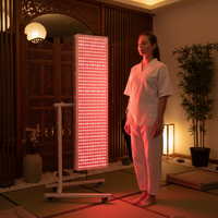 Appareil de Thérapie par Lumière Rouge de Qualité Médicale à 7 Longueurs d'Onde 3000W LED Infrarouge sur Pied pour Soulagement de la Douleur Corporelle Complète à Domicile