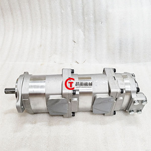 Pompe hydraulique 705-55-24130 pour chargeuse sur pneus WA300L-3 WA320-3 WA300-3CS WA320-3CS WA320-3CS Pompe à engrenages hydraulique 7055524130 - Product Image 1