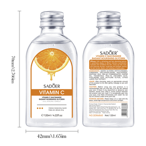 Etiqueta privada SADOER Vitamina C Niacinamida Hidratante <span class=keywords><strong>Glicerina</strong></span> Belleza de absorción rápida Cuidado DE LA PIEL Iluminador <span class=keywords><strong>Aceite</strong></span> facial <span class=keywords><strong>y</strong></span> corporal - Product Image 6