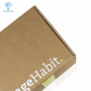 Custom Logo Printed Flat <b>Pack</b> <b>Paper</b> Packaging Box Corrugated Carton Cardboard Die Cut Folding Kraft Mailer Shipping Mailing Box - Product Image 4