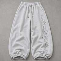 Celana Sweatpants Pria Model Baggy Kasual Streetwear Track Wide Leg Plus Size Desainer Celana Sweatpants Pria Jogging Baggy