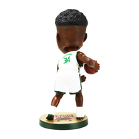 Statue de tête bobble artisanale en résine artificielle personnalisée style joueur de basket-ball pour décoration de bureau et de voiture et cadeau en résine