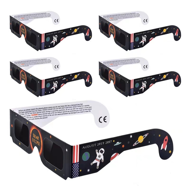 2026 Wholesale Solar Viewing Eclipse Glasses Ce Iso China Paper Eye Glasses/ 3d Solar Eclipse Glassesiso 12312 Certified
