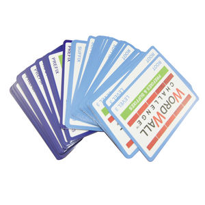 การ์ดแฟลชตัวอักษรอ่านและสัมผัสตัวอักษรกำหนดเองได้สำหรับครอบครัวสร้างหนังสือแฟลชการ์ดภาษาอังกฤษเพื่อการศึกษา63*88 - Product Image 1