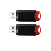 Flashdisk USB 2.0 3.0 Bahan ABS Geser Retractable, USB Flash Disk Logo Custom, U Disk Tipe Dorong Portabel Hadiah Promosi