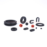Grommet en silicone moulé par compression de forme personnalisée