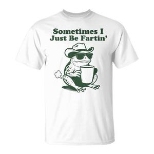 Camiseta con diseño gráfico de Frog, unisex, talla para adultos, Sometimes I Just Be Fartin' - Product Image 1