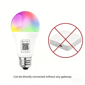 Bombilla LED Inteligente JIUAN Matter A19, Conexión Directa a <span class=keywords><strong>HomeKit</strong></span>, Control por Voz, Regulable, Fuente de Luz, Lámpara de Ahorro de Energía, Luz Interior - Product Image 2