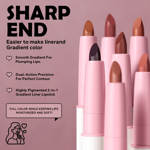 <span class=keywords><strong>Rouge</strong></span> à Lèvres 2 en 1 Mat <span class=keywords><strong>et</strong></span> <span class=keywords><strong>Crayon</strong></span> à Lèvres 24 Heures, Haute Qualité, Imperméable <span class=keywords><strong>et</strong></span> Vegan, Idéal Peaux Foncées - Product Image 2