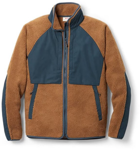 CONMR Men's Heavyweight Fleece Jacket Windproof Thermal <strong>Lined</strong> Warm Outdoor <strong>Coat</strong> for Climbing and Running - Product Image 3