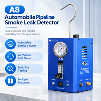 Testeur de fuite de fumée automobile A8 DC12V avec manomètre de pression réglable, détecteur de fuite de pipeline automobile