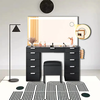 Quantité minimale de commande 50 ensembles 11 tiroirs boîtes conception Simple petit appartement multifonctionnel usine en gros personnalisé commode Table maquillage