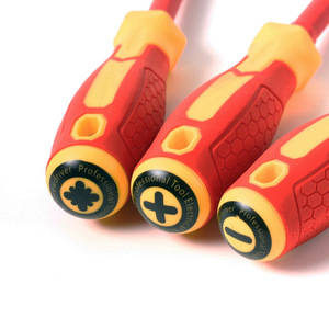 Outools Insulated <b>Screwdriver</b> Set 7 Pc Cross Flat Head Electrician Repair Tool - Product Image 3