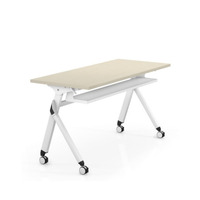 Table de formation modulaire pliable pour salle de réunion moderne avec roulettes table de formation pour étudiants