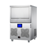 Machine à glace granulaire commerciale en acier inoxydable haute performance avec filtre à eau, qualité alimentaire, facile à utiliser