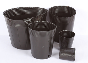 Pot de culture rond <span class=keywords><strong>en</strong></span> <span class=keywords><strong>plastique</strong></span> noir de 4 à 12 pouces, gobelet nutritif, bac de culture <span class=keywords><strong>pour</strong></span> la transplantation de semis <span class=keywords><strong>en</strong></span> pépinière - Product Image 2