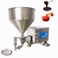 Machines de remplissage de liquide visqueux de table Pâte de miel Pâte de tomate Crème Huile de chocolat Engrenage liquide Pompe magnétique Machines de remplissage