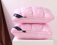 Vente en gros personnalisée oreillers blancs d'hôtel oreiller de couchage hôtel cinq étoiles oreiller de velours de plume de torsion