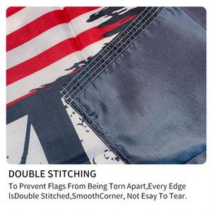 Drapeaux de fierté intérieurs personnalisés en soie du Sénégal 3*5 pieds avec mât métallique, imprimés numériquement pour l'agriculture, l'éducation et les agences de voyage - Product Image 4