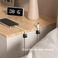 Gestion des câbles de bureau à adhésif puissant, magnétique, facile à ouvrir, organisez les câbles de charge de téléphone, support de câbles, organiseur soigné pour la maison, la voiture