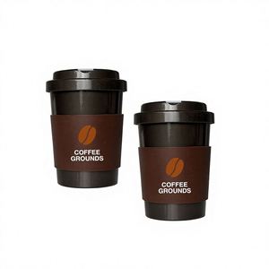 Eco-Friendly 350ml/12OZ Travel Mugs Reusable Drink <b>Cup</b> with <b>Sip</b>&Straw Lid Food Grade Tumbler Plastic Business Gift - Product Image 1