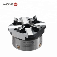 A-ONE Nuevo Mandril Cuadrado de 4 Mordazas de Precisión para Fresado, para Mecanizado CNC EDM/WEDM, Potencia de Sujeción de 10000 N, Acero Endurecido 3A-100004
