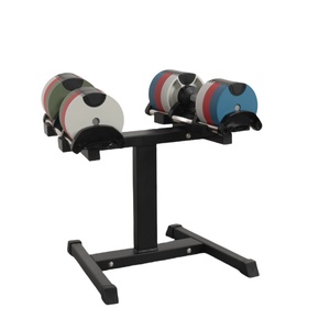 전체 판매 상업용 조정 가능한 덤벨 세트 40kg 43kg 32kg 24kg 20kg 무료 무게 덤벨 바디 빌딩 용 조절 가능 - Product Image 5