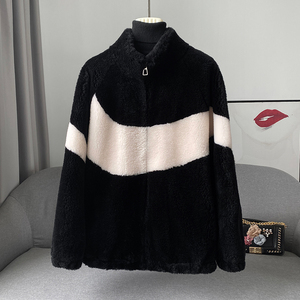 Cappotto Invernale in Pelle di Pecora per Donna, <span class=keywords><strong>Giacca</strong></span> Casual Calda in Vera Pelliccia di Lana JT3318 - Product Image 3