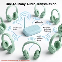 Module audio Auracast sans fil sur mesure, solution PCBA émetteur-récepteur audio, entrée fibre optique BT 2.4G 3.5mm